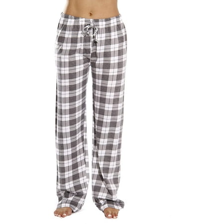 HDE Girl's Fleece Pajama Pants Kids Sleepwear Fuzzy Plush PJ Bottoms w/  Pockets Buffalo Plaid - 6-6X