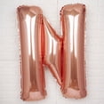 thumbnail image 2 of BalsaCircle 40" Rose Gold Letter N Mylar Foil Plain Balloon Wedding Event Birthday Party, 2 of 4