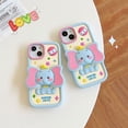 thumbnail image 2 of 3d Lovely Elephant Cartoon Silicone Case for iPhone 16 15 Pro Max 14 13 12 Pro 11, 2 of 10