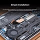 thumbnail image 3 of Disipador de de Cobre SSD 2280 Disco Duro Refrigerador SSD Pad Térmico para PC de Escritorio Portátil M.2 NVME 2280 Disco Duro, 3 of 5