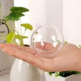 thumbnail image 1 of Paquete de 10 bolas de adornos de plástico transparente de 2,36 ", kit de bolas de manualidades acrílicas rellenables transparentes para bricolaje, decoraciones hechas a mano para vacaciones, 1 of 5