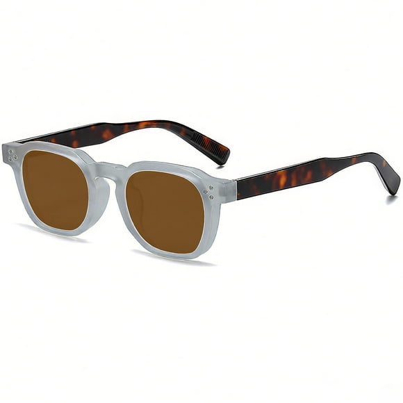 Gafas de Sol Retro Cuadradas con Montura Gruesa UV400 Unisex AIEYEZO