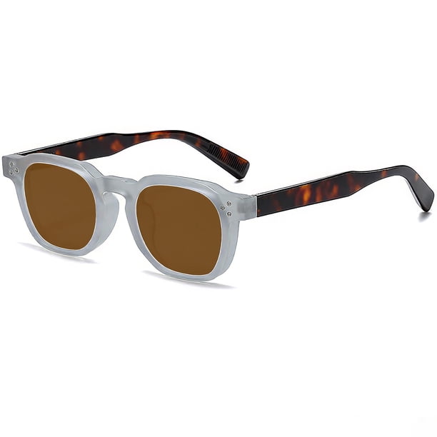 Gafas de Sol Retro Cuadradas con Montura Gruesa UV400 Unisex AIEYEZO