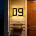 thumbnail image 6 of JHEHF 9 Inch Solar Lighted HouseNumbers for Outside Light Up Waterproof Led Address Numbers Signs Decorative Number Inserts Accessories for Hotel Room Doors Mailboxes, 6 of 8