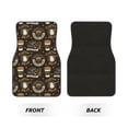thumbnail image 2 of Zufioo coffee shop house Print Car Floor Mats Four-piece Set, Car Interior Accessories - Corrosion-resistant, Non-Slip, Suitable for Cars, Trucks, Vans, 2 of 7