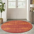thumbnail image 4 of Nourison Essentials Indoor/Outdoor Red 4' x round Area Rug, (4 Round), 4 of 11