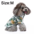 thumbnail image 2 of Camiseta de verano para mascotas Camisa para perros estilo hawaianoXZCS05 BlancoM, 2 of 5