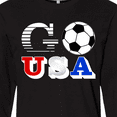 thumbnail image 4 of Inktastic Go, USA- Soccer, Football Long Sleeve T-Shirt, 4 of 5
