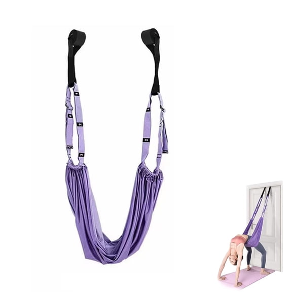 Yoga Fitness Stretching Strap Adjustable Leg Stretcher Back Bend Assist Trainer
