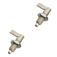 thumbnail image 4 of VONKY Stainless Steel L Type Indexing Plungers Fine Thread Locking Bolts Silver M10-6 2Set, 4 of 6