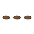 thumbnail image 1 of QualitChoice Coussin de Siège Portable Remplacement Rond Relaxant Respirant Doux Maison Bureau Fauteuil Canapé Tapis Accessoires Café 3 Pcs, 1 of 6