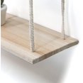 thumbnail image 5 of Hanging Shelf Plant Wall Shelf Boho Chic Decor Cute 2 Tier Cotton Rope, 5 of 5