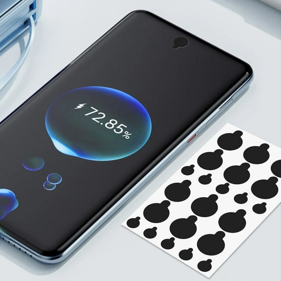 BESTOYARD 10 Sheets Blackout Shade Stickers Privacy Protection Light Covering Home Use Black