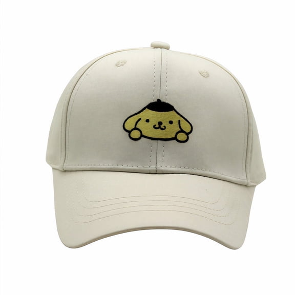 Pom Pom Purin Adorable Anime Themed Baseball Cap - Fun CartoonGraphics, Comfortable Fit for Anime Fans