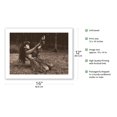 thumbnail image 2 of Hawaiian Hula - Dance To Aina (The Land) - Vintage Sepia Toned Photograph by Alan Houghton c.1960s - Bamboo Fine Art 290gsm Paper (Unframed) 12x16in, 2 of 4