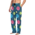 thumbnail image 5 of GZHJMY Planets Men's Pajama Pants, Soft and Comfortable Lounge Sleep Bottoms with Pockets, Men's Sleepwear with Custom Print, Medium, 5 of 7