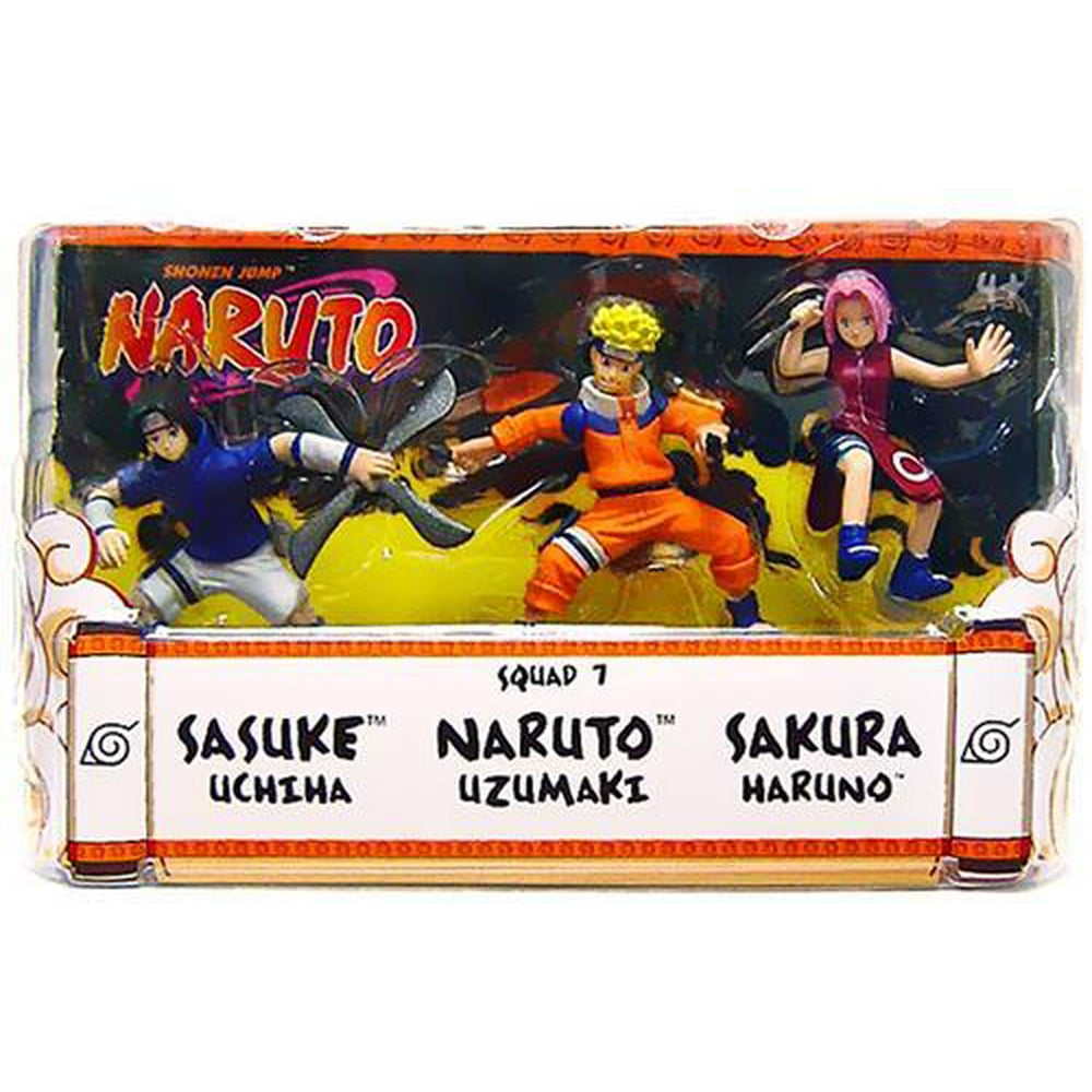 Naruto Series 1 Squad 7 Mini Figure 3Pack