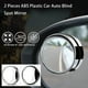 thumbnail image 5 of Scienceny Espejo de punto ciego para coche, 2 piezas, autoadhesivo, resistente, sin marco, 360 grados, accesorios de pieza retrovisora Automoción decorativa y accesorios Blanco, 5 of 6