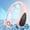 Pink, variant on GAITIR Neck Air Conditioner, 5000mAh Portable Neck Fan with Semiconductor Cooling Airflow Bladeless USB Rechargeable 3 Speed Personal Fan