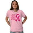 thumbnail image 3 of Breast Cancer Love Hope Strength Women's Graphic T Shirt Tees Brisco Brands S, 3 of 6