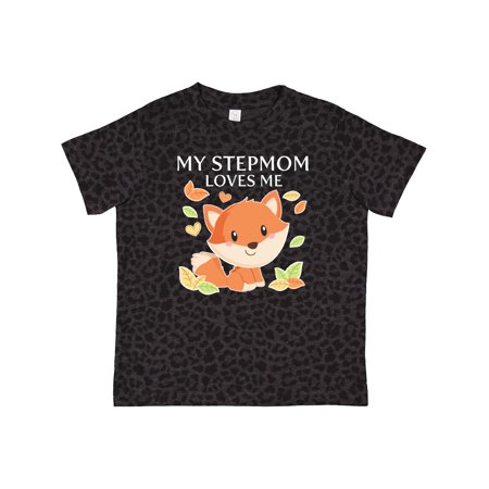 

Inktastic My Stepmom Loves Me- Little Fox Gift Toddler Boy or Toddler Girl T-Shirt