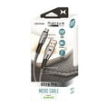 thumbnail image 1 of XTREME Premium Charge/Sync Micro USB Cable 10ft, Silver, 1 of 1