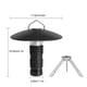 thumbnail image 5 of Yuarrent Linterna Led para tienda de campaña, lámpara de luz para acampar, linterna recargable por USB, 3 modos de iluminación, Base potente para Estufas de camping Yuarrent OD032211-00B, 5 of 6