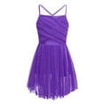 thumbnail image 2 of Alvivi Girls Glittery Mesh Ballet Dress Lyrical Dance Leotard Dancewear 4-16, 2 of 5