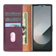 thumbnail image 5 of ELEHOLD Case for Samsung Galaxy Z Fold 5, Shockproof PU Leather Wallet Case with Credit Card Holder Kickstand,Winered, 5 of 6