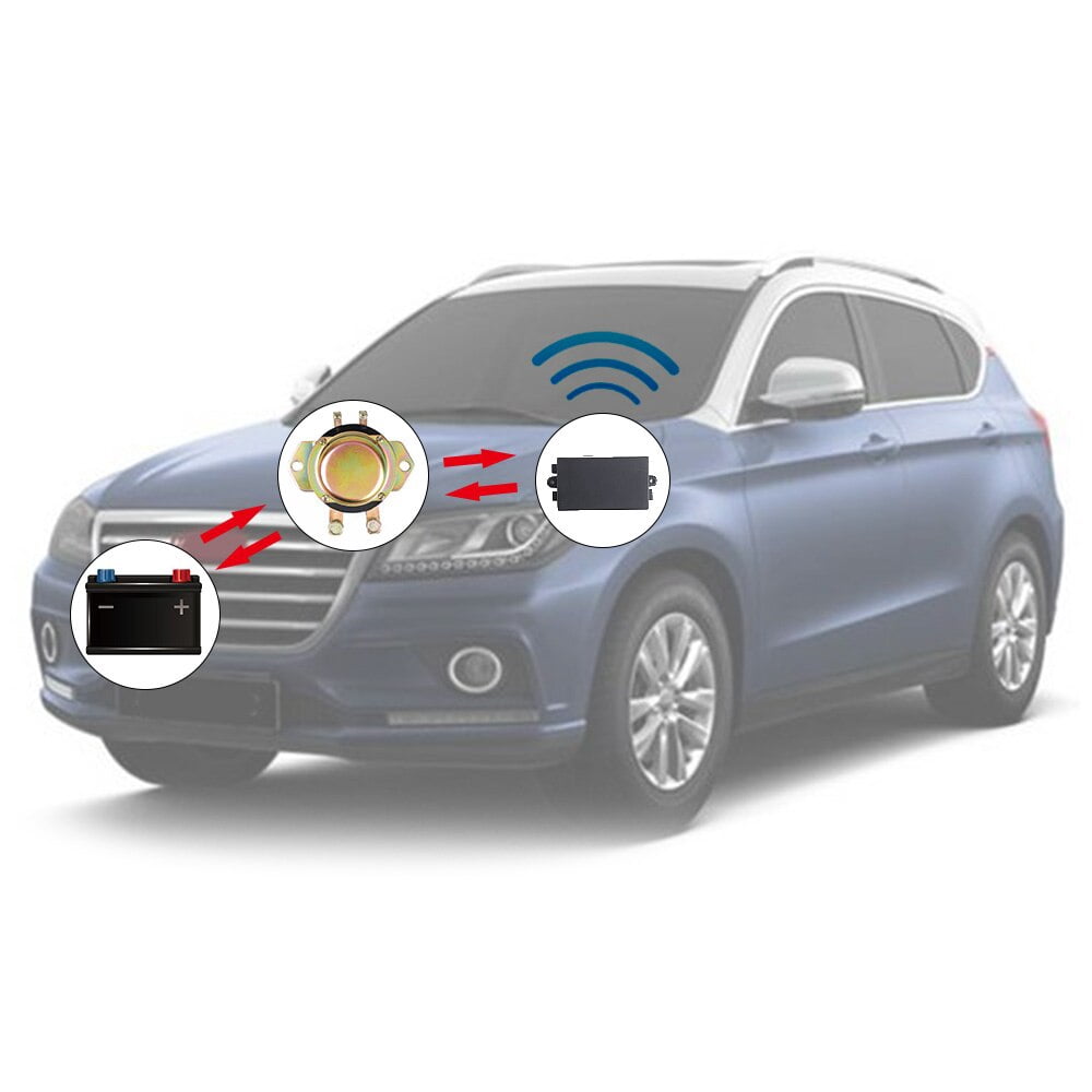 12v Cut Off SwitchVehicle Wireless Remote Control Car Battery Master Switches Power Electromagnetic Disconnect