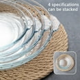 thumbnail image 4 of 1 Pack  9inch Clear Round Glass Pie Pans for Baking Round Baking Dishes with Handles for Apple Pie Pumpkin Pie Salads, 4 of 4