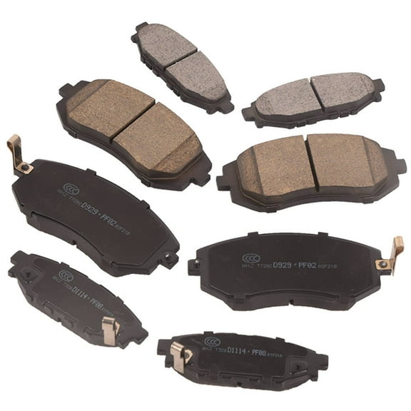 8PCS Front & Rear Ceramic Brake Pads for Subaru Forester Impreza Legacy Outback