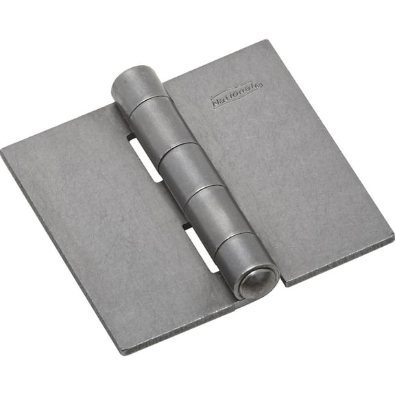 National Hardware - 560 3" SQR Weldable Surface Door Hinge NRP 1/pk - Plain Steel