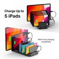 thumbnail image 4 of Unitek USB Charging Station, 10 USB Fast Ports Charge Docking Station and Adjustable Dividers, Multi Device Charger Organizer Compatible with iPad, i, 4 of 7