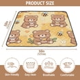 thumbnail image 3 of Wobogo Honey Bear Baby Playmats Extra Large Waterproof Rollable Activity Non Slip Pads for Toddlers 50×50in, 3 of 7