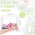 thumbnail image 3 of Bolsa de maquillaje Xuniea Mini, transparente, 50 unidades, organizador de PVC impermeable, 3 of 6