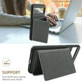 thumbnail image 6 of Allytechgroup Detachable Magnetic Wallet Case for Google Pixel 9A, 2 in 1 Slim Wallet Case with Credit Card Slots, Shockproof Premium PU Leather Kickstand Cover Case for Women Men, Gray, 6 of 8