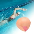 thumbnail image 2 of Unique Bargains Silicone Waterproof Cartoon Swim Cap 7.87"x9.45" 1 Pc Pink ["Pig"], 2 of 5