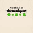 thumbnail image 4 of Inktastic Just Here for the Shenanigans St. Patrick's Day Boys or Girls Baby T-Shirt, 4 of 5