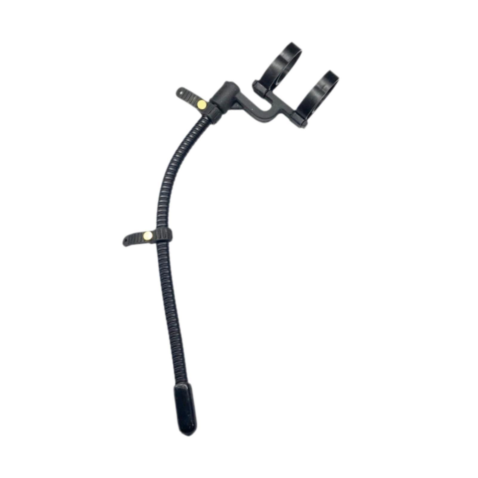 Dualoai Arm Stand Mic Stand, Adjustable Gooseneck Arm Mic Stand without Clamp
