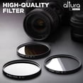 thumbnail image 2 of Kit de filtros de lentes Altura Photo de 62 mm UV CPL ND4 con funda, 2 of 7