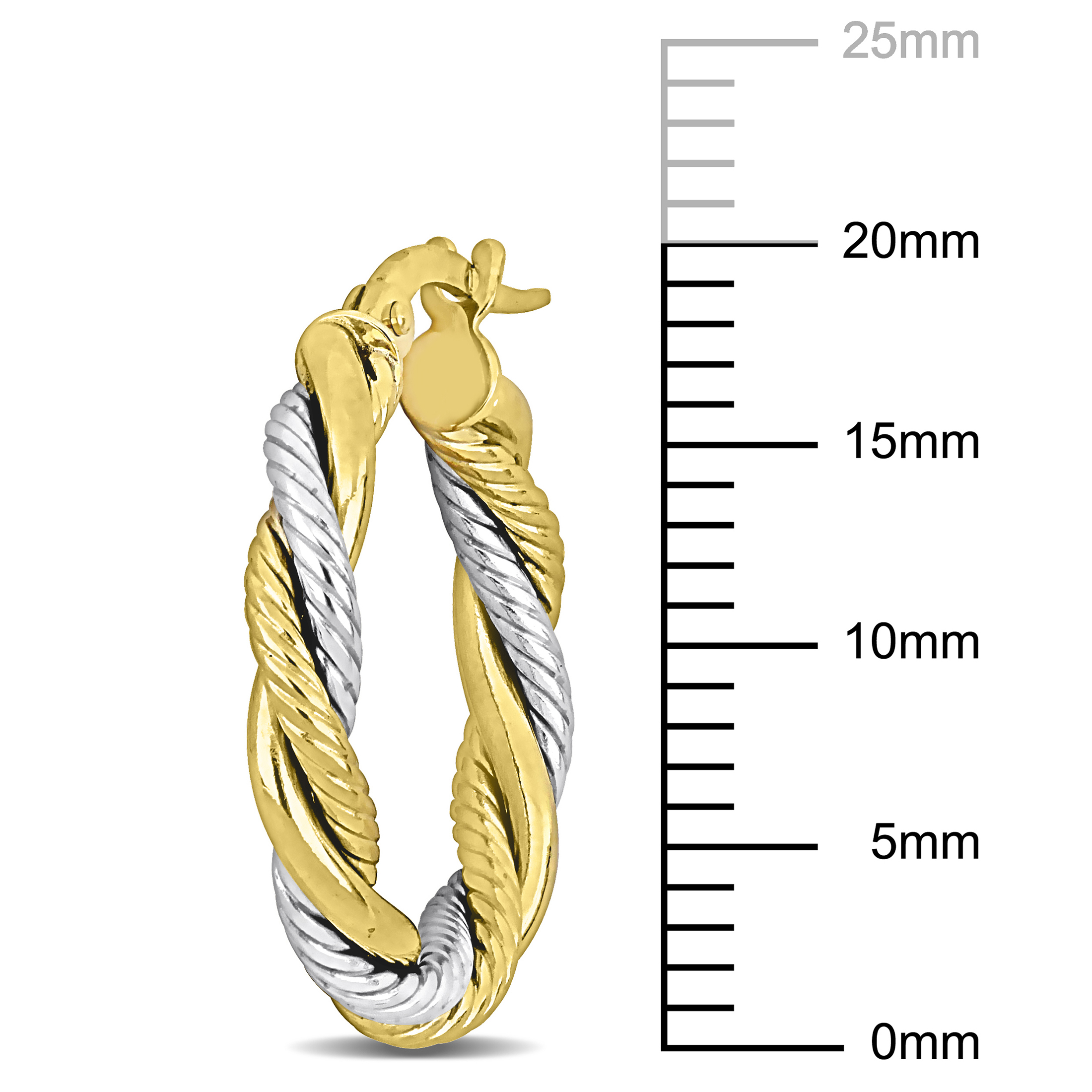 Everly Women's 10k Two-tone Gold Earrings