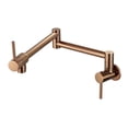 thumbnail image 1 of Chrome Gold Brass Pot Filler Tap Wall Mounted Foldable Kitchen Faucet Single Cold Hole Sink Rotate Folding Spout ,bar Laundry RV Farmhouse, 1 of 6