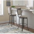 thumbnail image 2 of Trager Barstool, Pewter, 2 of 9