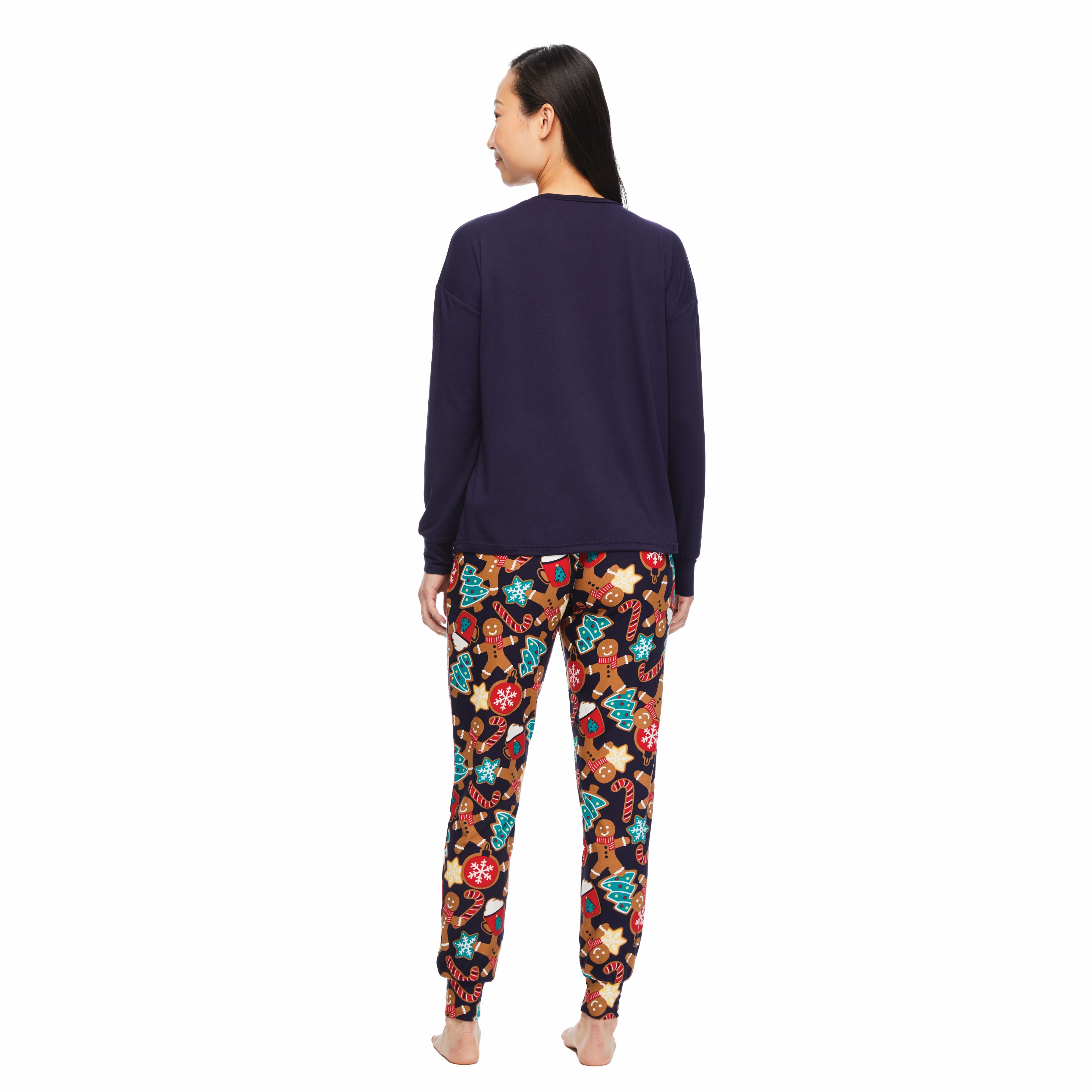 Jolly Jammies Women’s Velour Matching Family Pajamas Set, 2-Piece, Sizes S-3X
