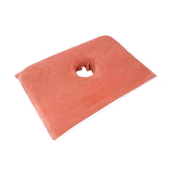 Toalla de orificio de la cara de mesa de , toalla de belleza, lavable cómodo y resistente reutilizable suave liviano para salones de belleza de naranja