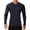 A-Black127, variant on XIAONU Men's Solid Button Up Dress Shirt Long Sleeve Turn Down Collar Button Down Shirt Smooth formal Business Shirts