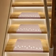 thumbnail image 4 of Stair Treads for Wooden Steps 8.7"x21.6" Sound Insulation And Scratch Proof Anti- Stair Mat for Steps, Staircase, Deck,5 Pack-Pink,Home Decor, 4 of 6
