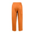 thumbnail image 7 of Dwelliawo Men's Lightweight Sweatpants Straight Leg Open Bottom Casual Sweatpant Lounge Fall Winter Athletic Yoga Pants with Pockets Clearance Saffron L, 7 of 7