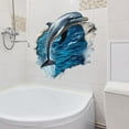 thumbnail image 2 of 3D Under The Sea World Stickers Removable Love Ocean Dolphin Wall Stickers Dolphin Murals Underwater World Vivid Fish Sea  Animals Art Floor Decal for Bathroom Living Room Bedroom Decor, 2 of 10